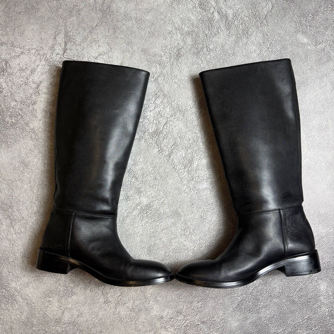 Bottega Veneta Bottega Veneta Black Leather Knee-High Boots Size US 9 / IT 39 - 2 Thumbnail