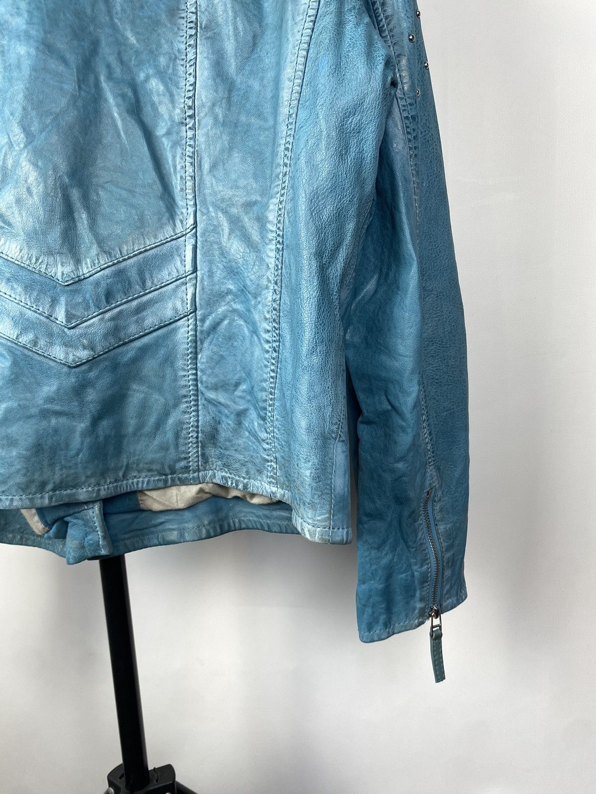 Japanese Brand Vintage Gipsy Japanese Leather Jacket Motorcycle Racing Size XL / US 12-14 / IT 48-50 - 16 Thumbnail