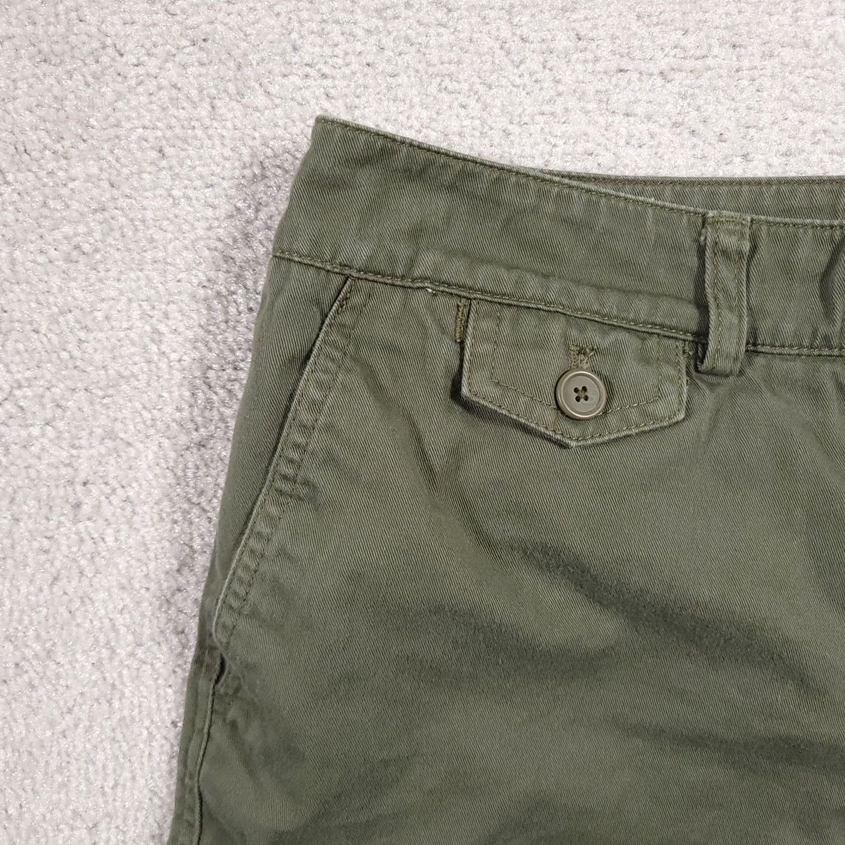Jones New York VINTAGE Jones New York Sport Shorts Women's 14 Green Mid-Rise Flap Pockets 5" Size 36" / US 14 / IT 50 - 4 Thumbnail