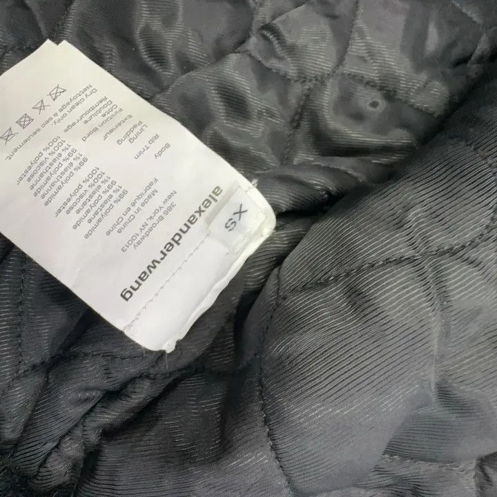 Alexander Wang Alexander Wang Black Textured Short Sleeve Knit Top - Size XS / US 0-2 / IT 36-38 - 7 Thumbnail