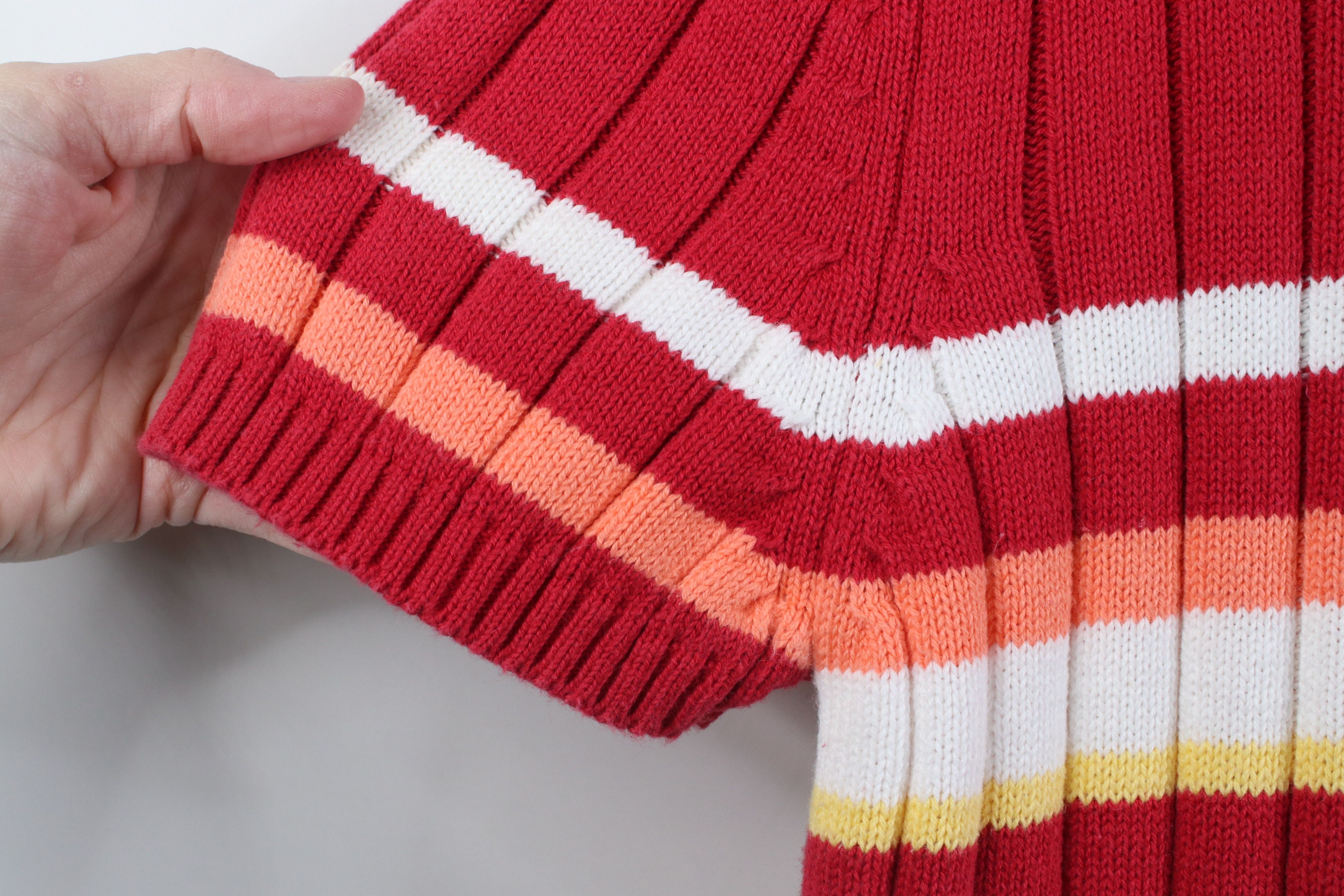 Vintage Vintage 90s Y2K Babydoll Block Knit Joey Potter Sweater ASO Size XL / US 12-14 / IT 48-50 - 5 Thumbnail