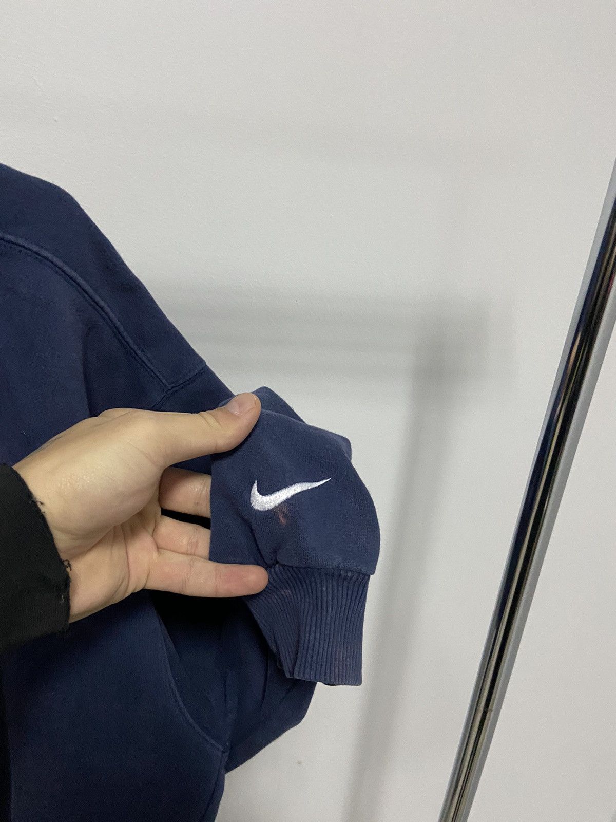 Nike × Vintage Nike Sweatshirt big spell out Logo Vintage 90s Size US L / EU 52-54 / 3 - 4 Thumbnail