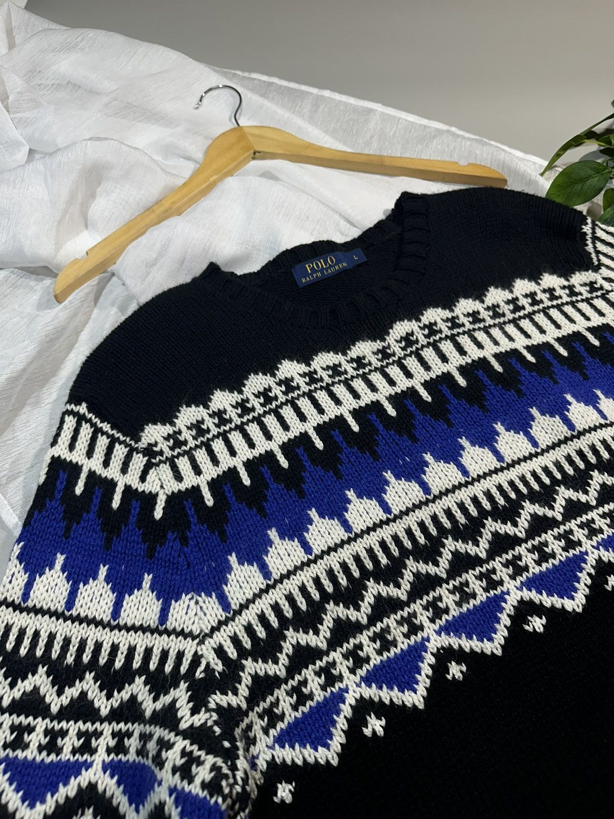 Polo Ralph Lauren Polo Ralph Lauren Fair Isle Wool Blend Sweater Jumper Knit Size US L / EU 52-54 / 3 - 6 Thumbnail