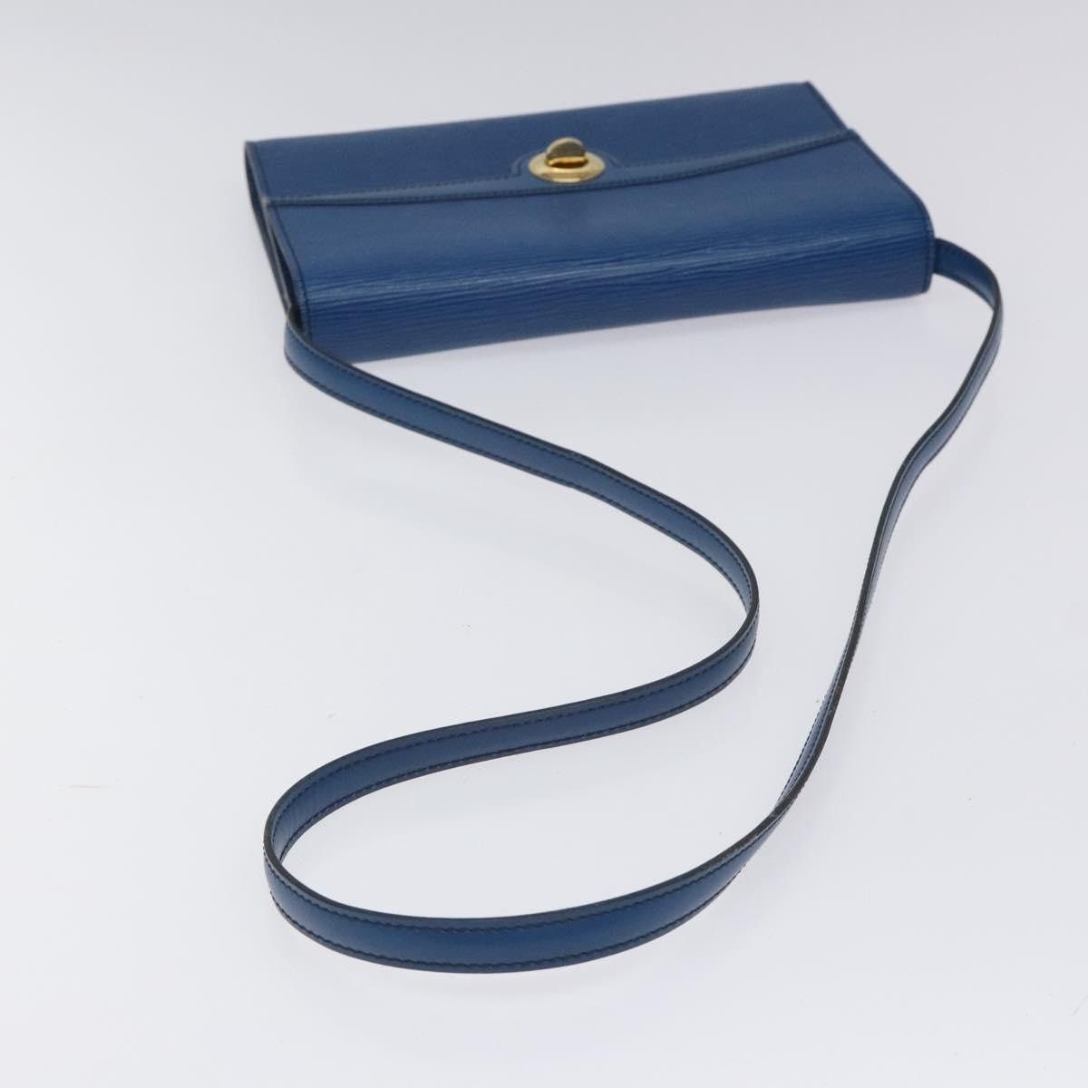 Louis Vuitton LOUIS VUITTON Epi Pochette Arche Shoulder Bag Blue M52575 Size ONE SIZE - 7 Thumbnail