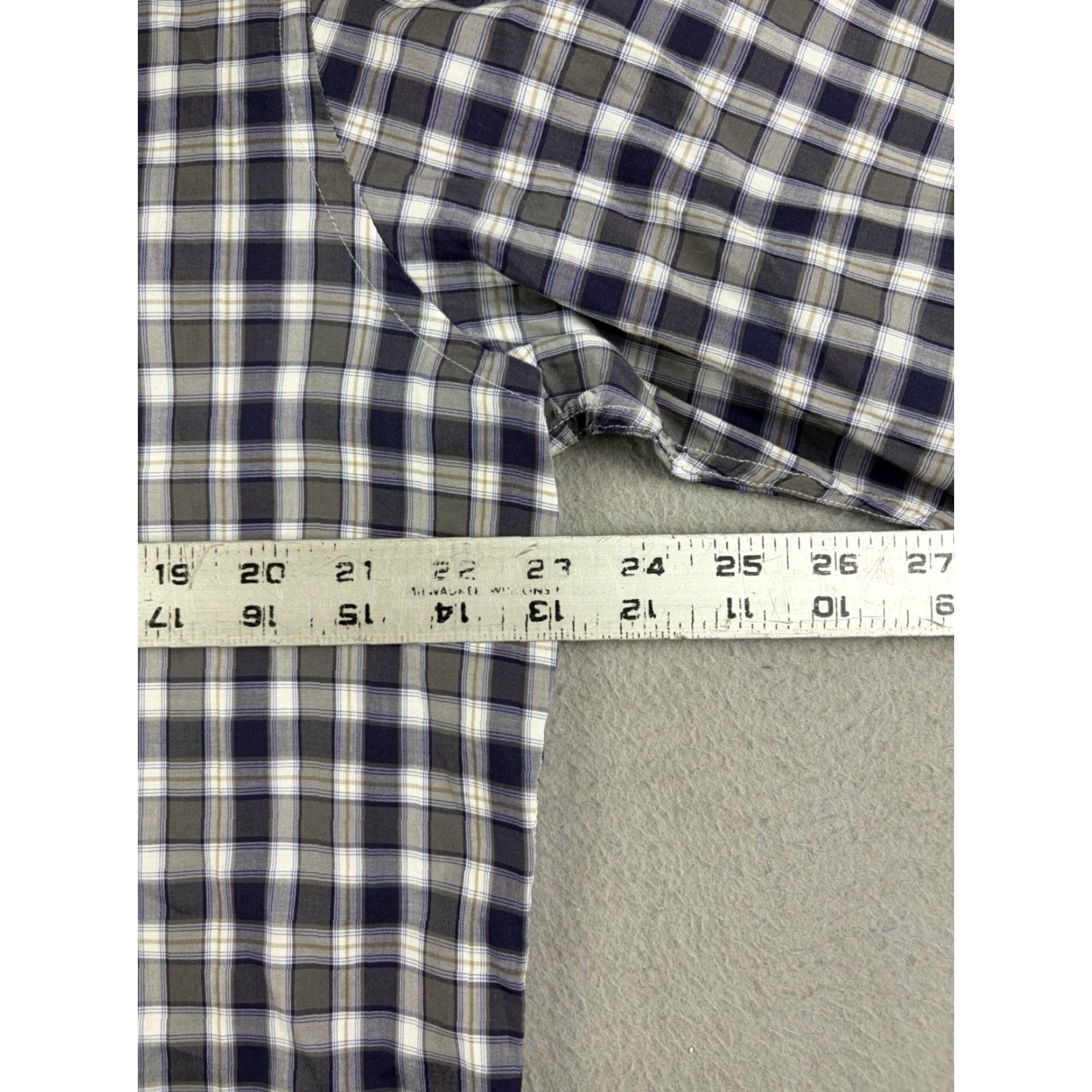Ermenegildo Zegna Ermenegildo Zegna Shirt Mens XL Button-Up Casual Long Sleeve Cotton Plaid Multicolor Button-Down Collared Classic Designer Preppy Sports Resort Size US XL / EU 56 / 4 - 7 Thumbnail