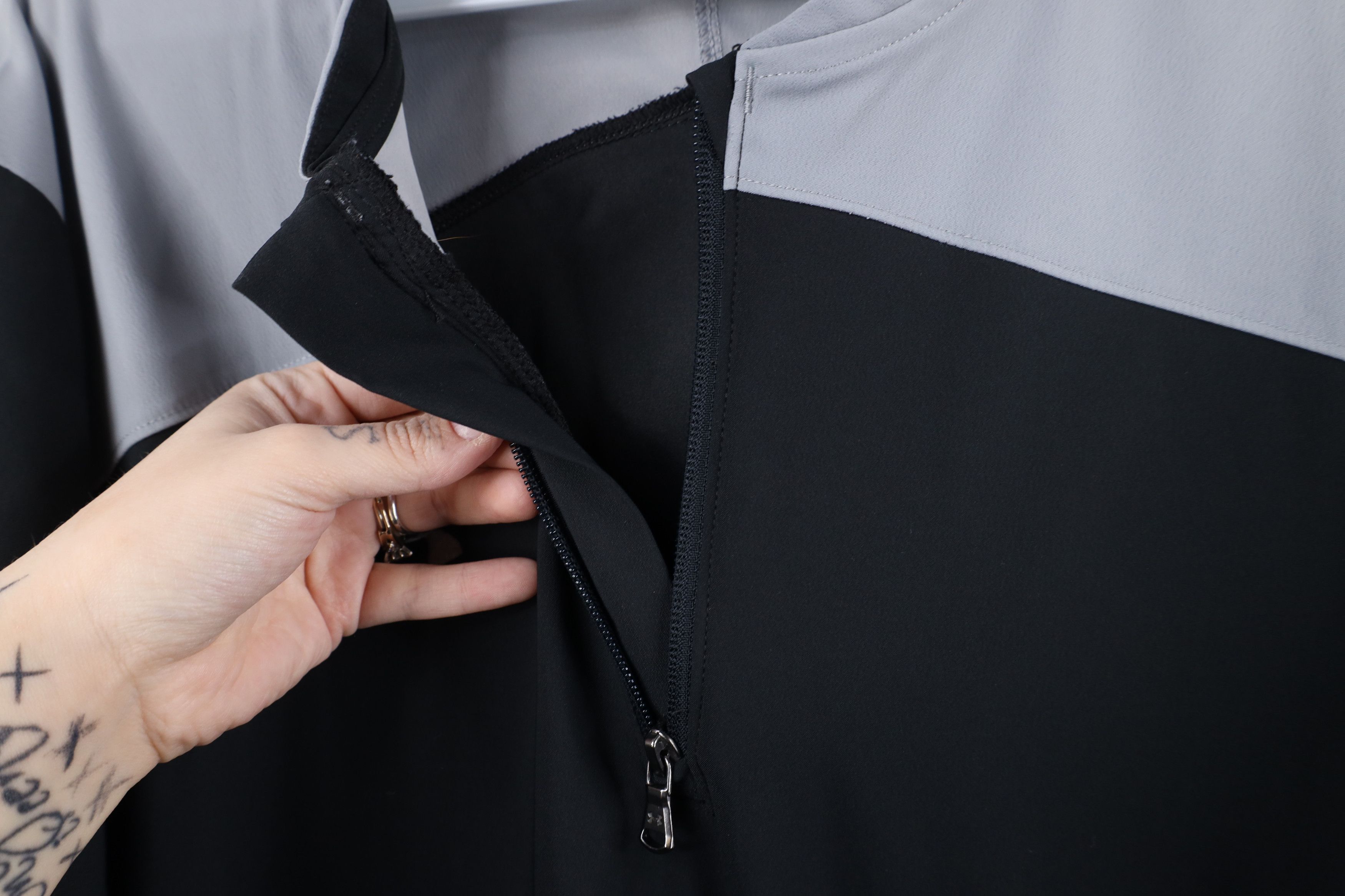 Under Armour × Vintage Under Armour Block Short Sleeve Half Zip Pullover Jacket Size US L / EU 52-54 / 3 - 7 Thumbnail