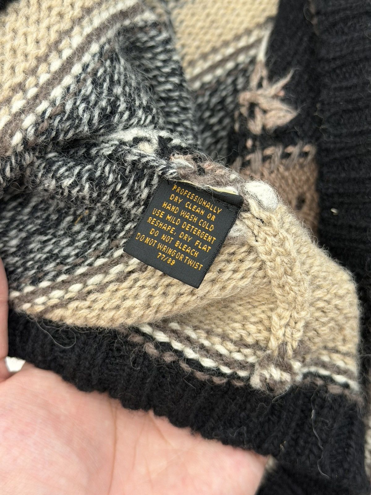 Eddie Bauer VTG 90s Eddie Bauer Women’s L Nordic Wool Blend Knit Sweater Size L / US 10 / IT 46 - 12 Thumbnail