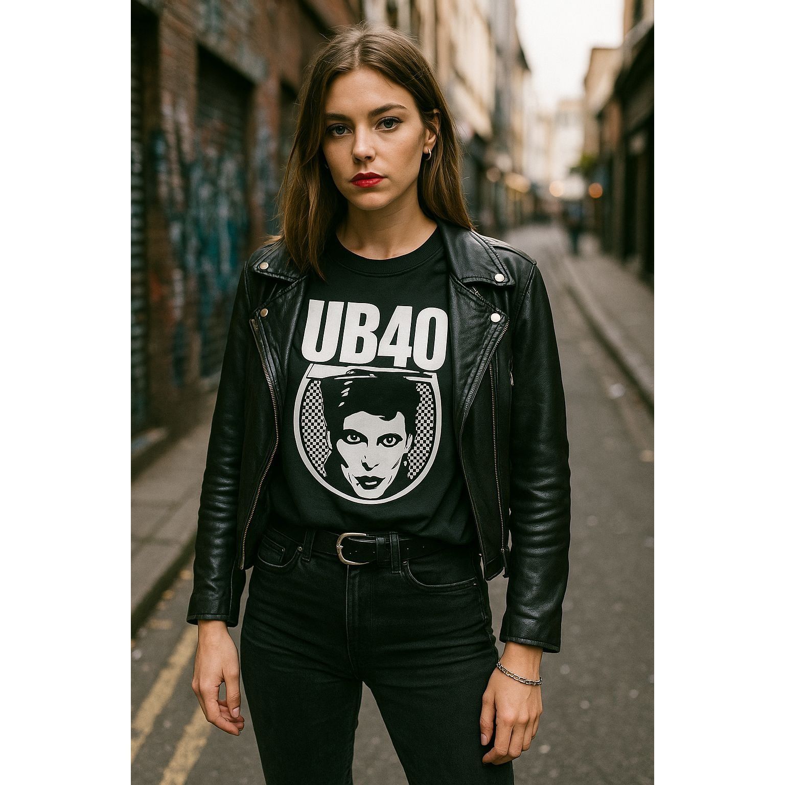 Other A4 David Bowie UB40 UB40 Retro Graphic Black Band Tee Vintag Size US XL / EU 56 / 4 - 5 Thumbnail