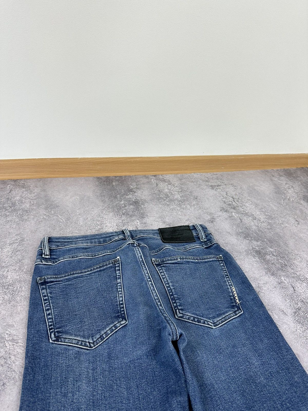 NEUW Denim Vintage Neuw Iggy Skinny Avant Garde Designer Opium Jeans Size US 32 / EU 48 - 5 Thumbnail