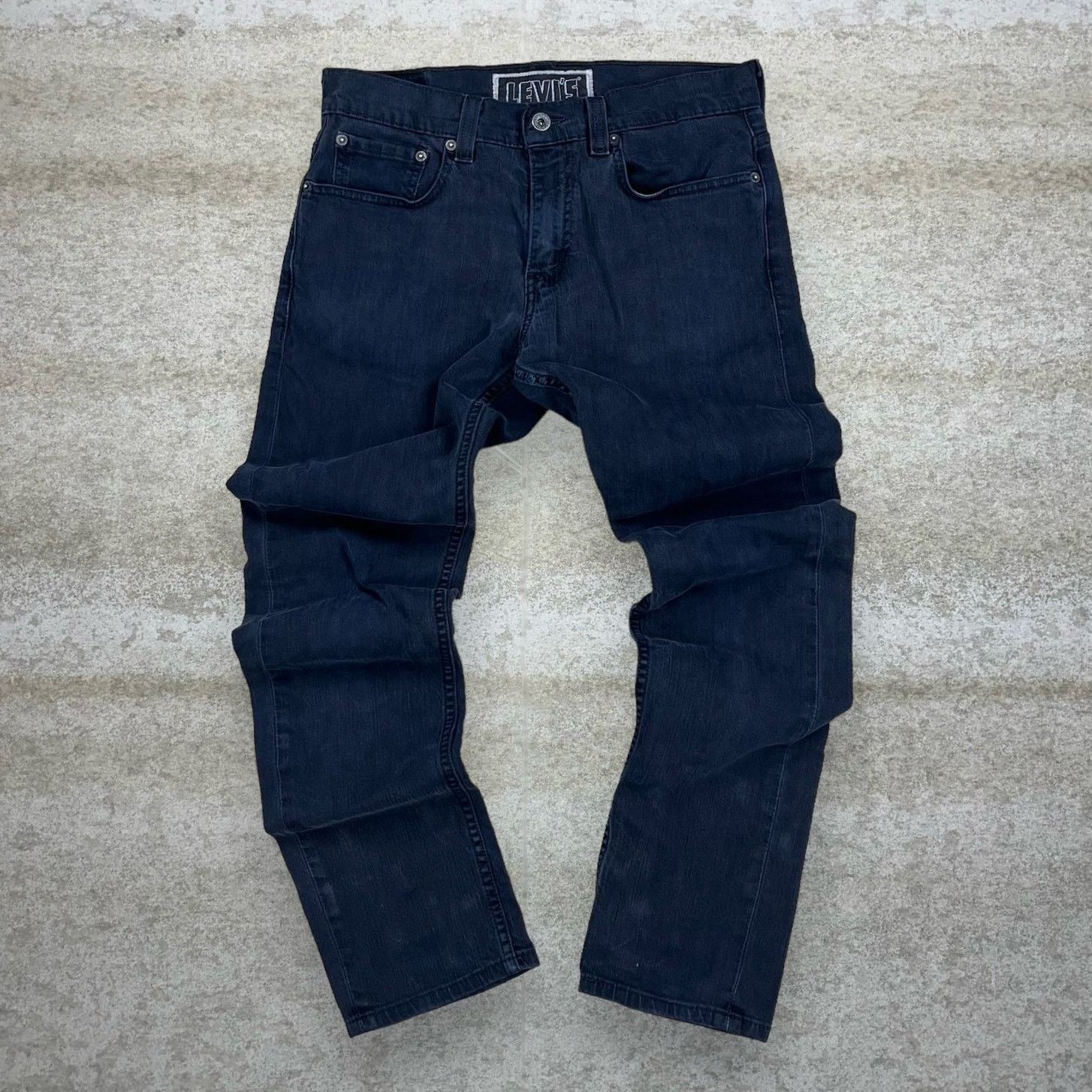 Levi's Vintage Y2K Levis Jeans 511 32x20 Slim Dark Navy Blue Wash Size US 32 / EU 48 - 2 Thumbnail