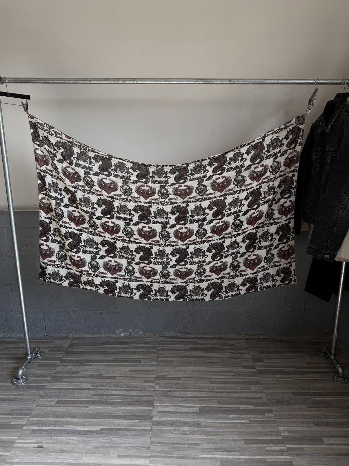 Jean Paul Gaultier SS96 Dragon Skull Tattoo Scarf / turban - playboi carti Size ONE SIZE - 1 Thumbnail