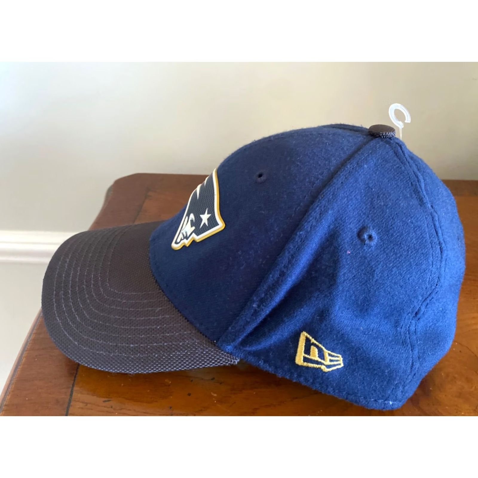 New Era New Era 39Thirty Men's Cap NFL New England Patriots Blue Sideline Hat Sz S/M Size ONE SIZE - 2 Thumbnail
