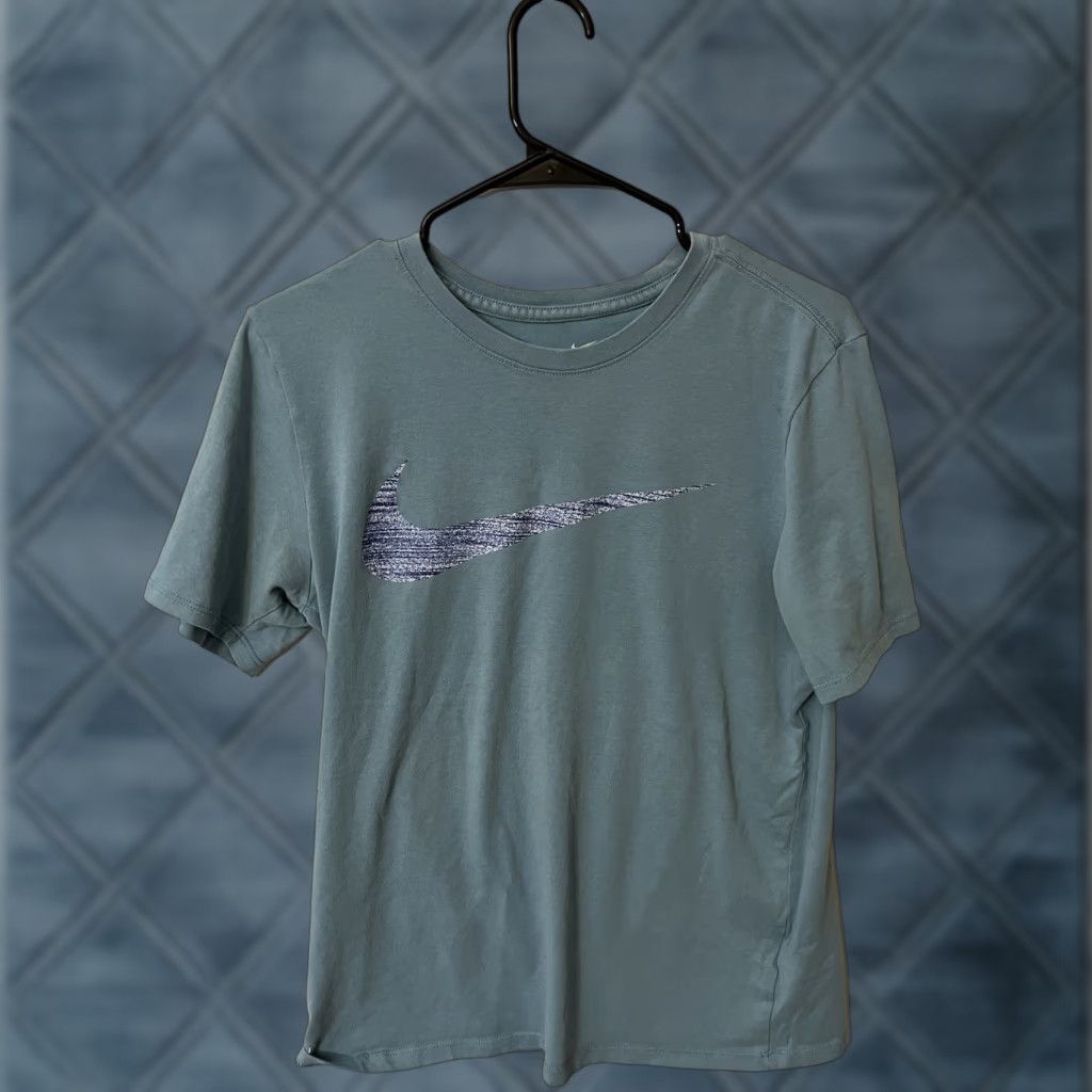 Nike Nike T-Shirt Mens M Blue Short Sleeve Crewneck Logo Dri-Fit Size US M / EU 48-50 / 2 - 1 Thumbnail
