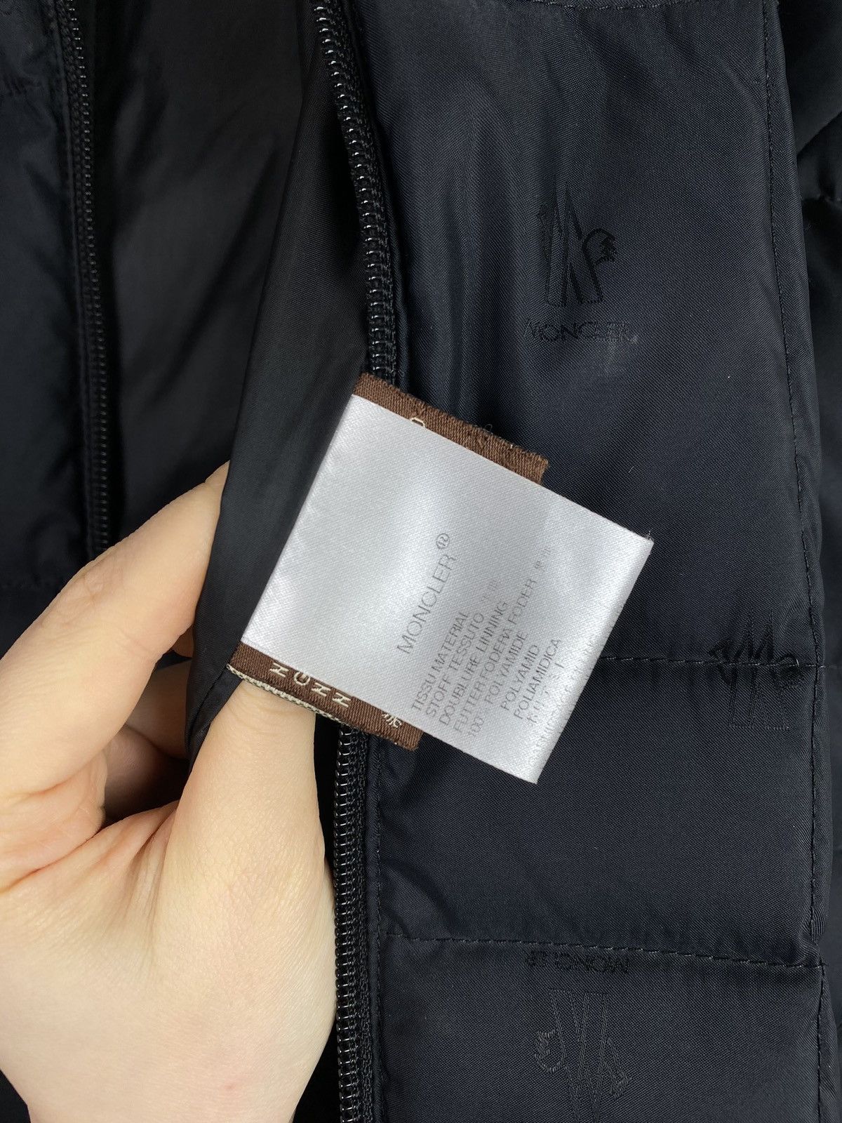 Moncler Moncler vintage multilogo monogram quilted down jacket Size S / US 4 / IT 40 - 22 Thumbnail