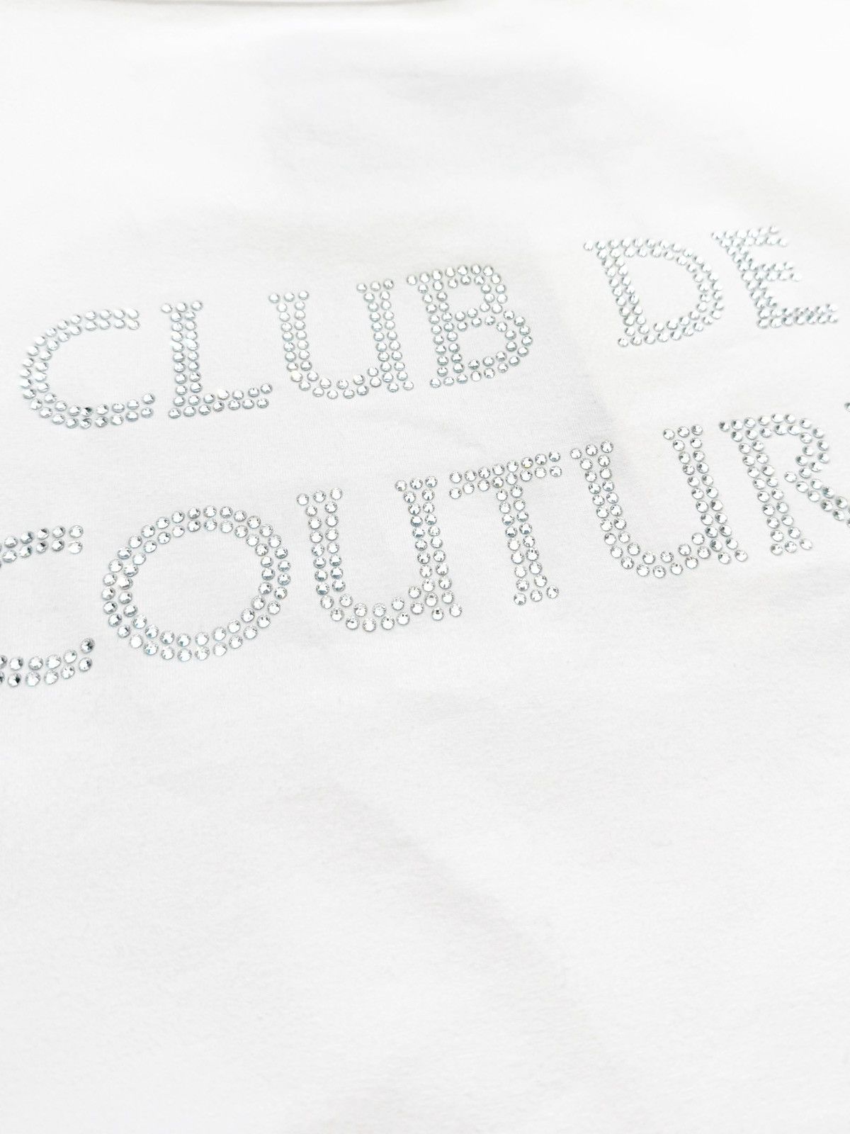 Anonymous Club Couture Crystal Logo Baby Shirt Crop Top Size S / US 4 / IT 40 - 2 Thumbnail
