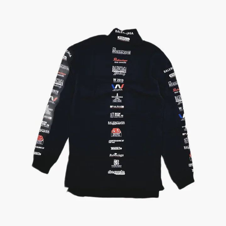 Balenciaga Balenciaga Logo Print Long Sleeve Sweatshirt 0079-2507 Size US XS / EU 42 / 0 - 3 Thumbnail