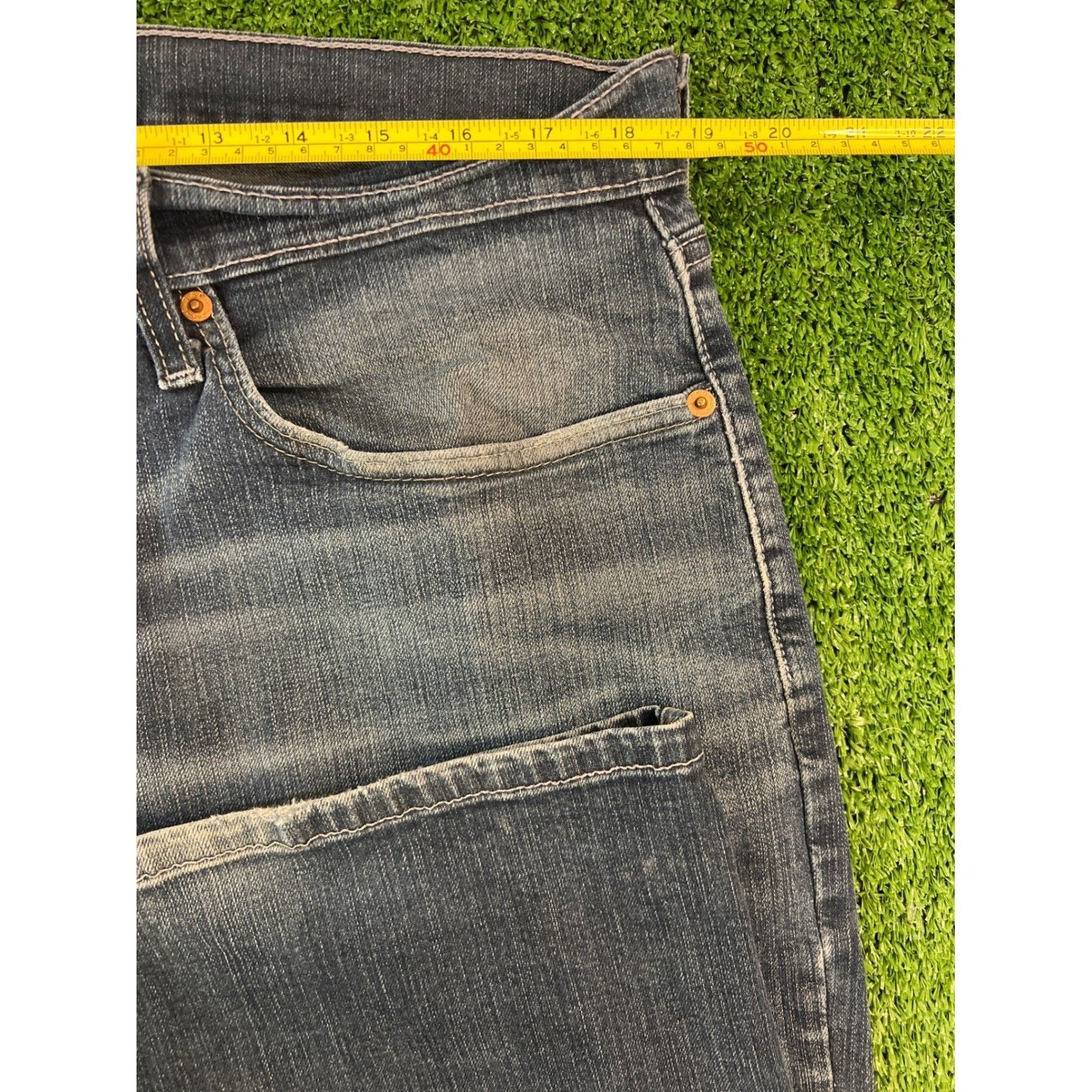 Levi's Levis 559 Jeans Mens 36x32 Blue Relaxed Fit Denim Size US 36 / EU 52 - 3 Thumbnail