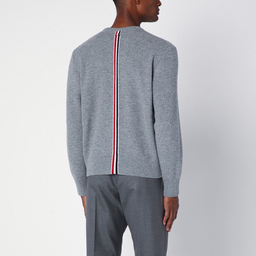 Thom Browne o1d2blof0724 Wool Sweaters in Grey Size US M / EU 48-50 / 2 - 3 Thumbnail