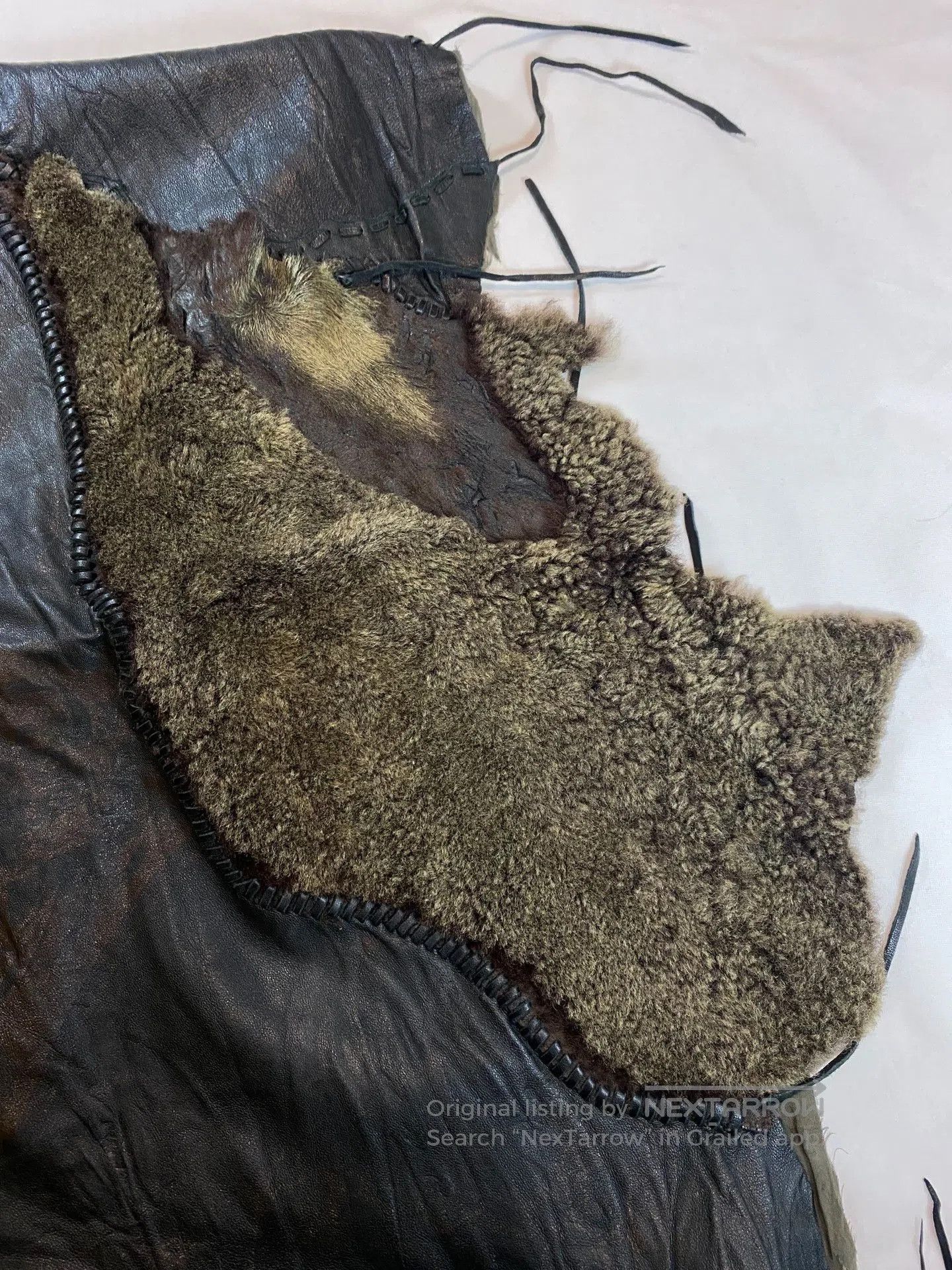 Other 14th Addition Leather Scarf. Size ONE SIZE - 5 Thumbnail
