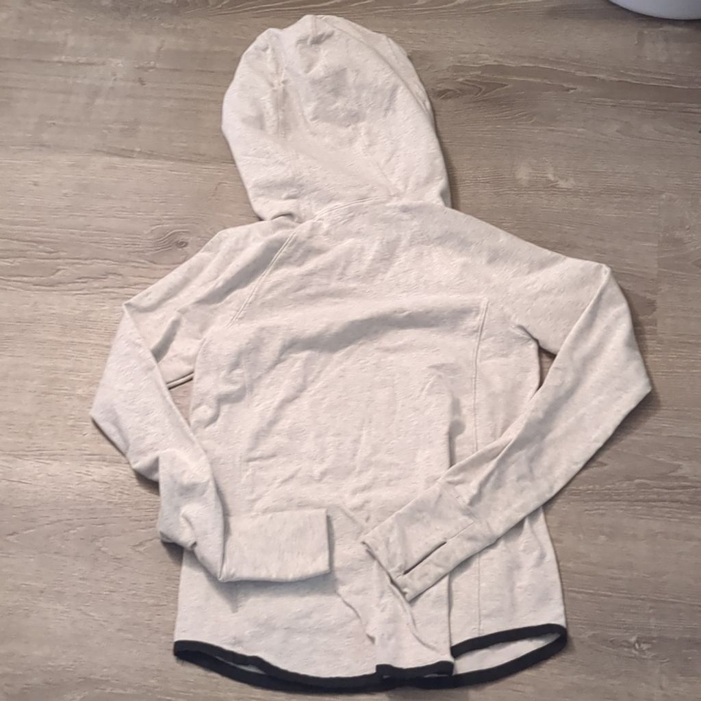 Athleta Athleta light gray and black hooded sweatshirt size XS Size XS / US 0-2 / IT 36-38 - 7 Thumbnail