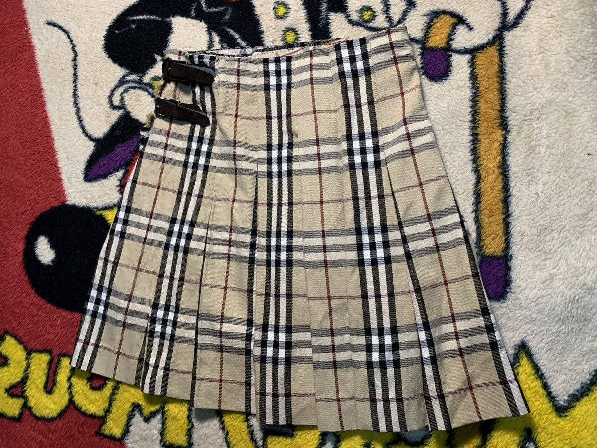 Burberry × Vintage VINTAGE BURBERRYS NOVA CHECK WOOL MADE IN SCOTLAND SKIRT Size 28" / US 6 / IT 42 - 4 Thumbnail