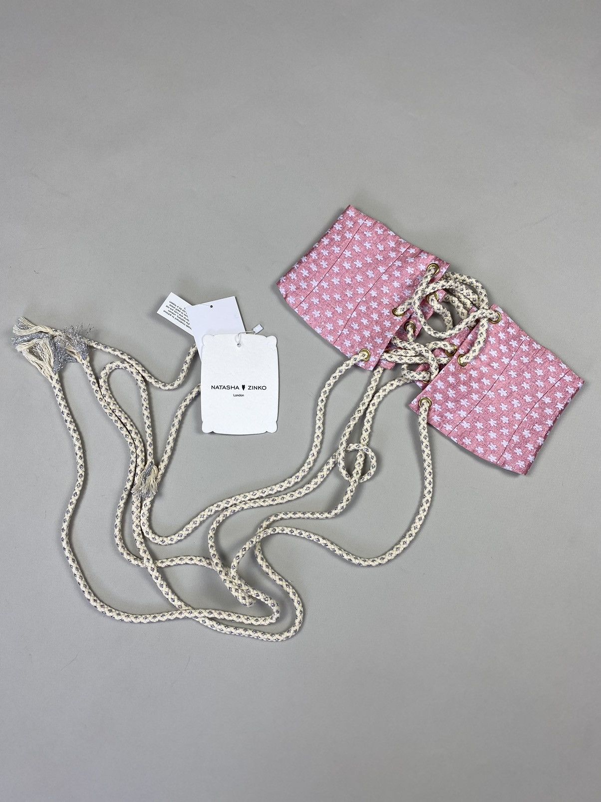Designer × Natasha Zinko BNWT! Natasha Zinko brocade corset belt size US 0 / IT 38 Size ONE SIZE - 4 Thumbnail