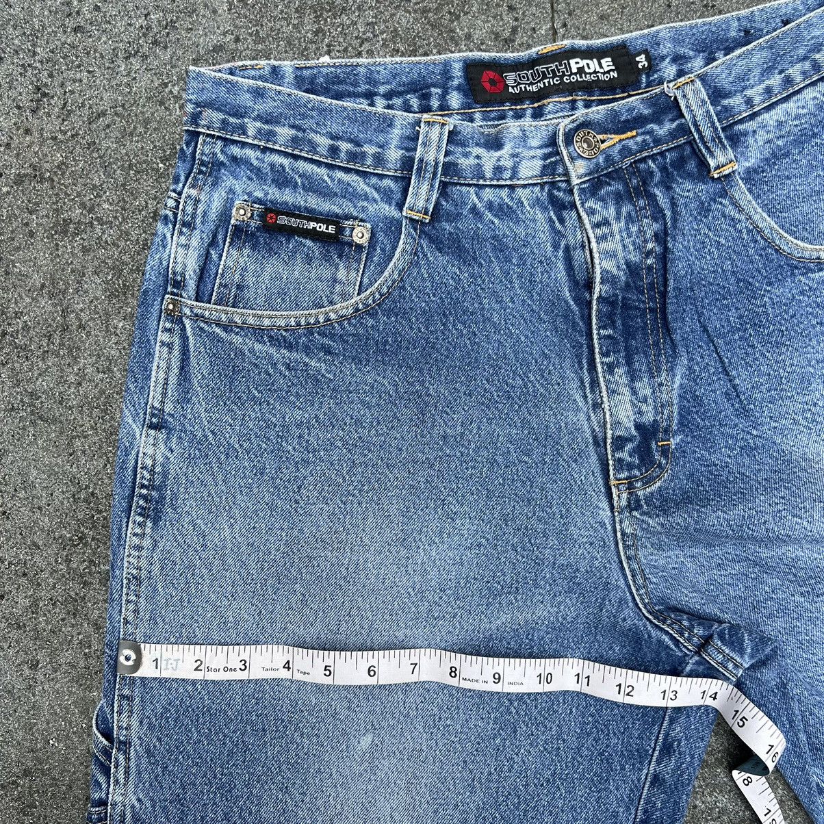 Southpole × Vintage Vintage South Pole Spellout Baggy Jeans Size US 34 / EU 50 - 6 Thumbnail
