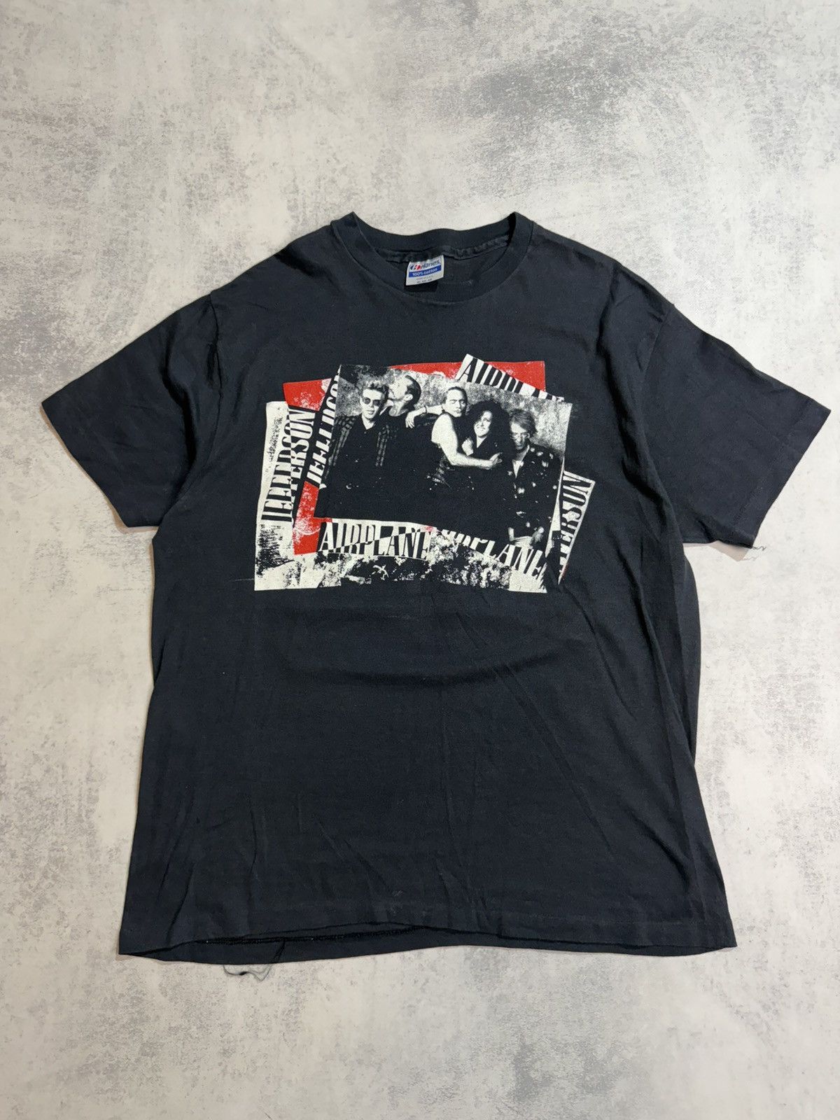Hanes Vintage 1989 Jefferson Airplane Reunion Tour Tee USA Hanes Size US XL / EU 56 / 4 - 1 Thumbnail