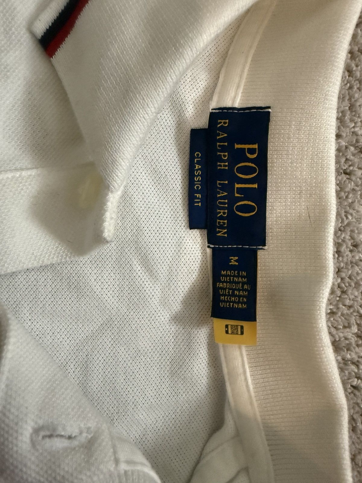 Polo Ralph Lauren Polo Ralph Lauren USA Polo Shirt White Men’s Medium Big Logo Size US M / EU 48-50 / 2 - 4 Thumbnail