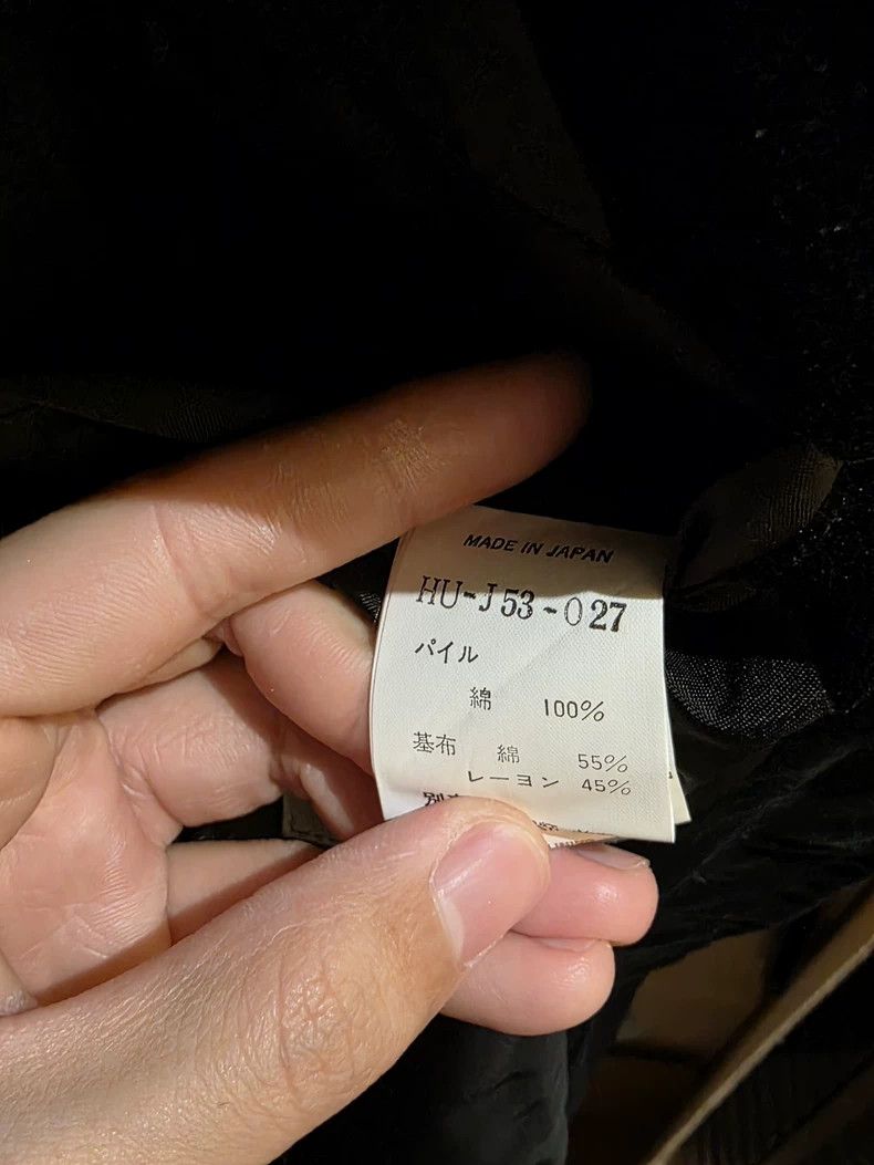 Yohji Yamamoto Yohji Yamamoto size 4 03aw black velvet blazer Size 38R - 7 Thumbnail