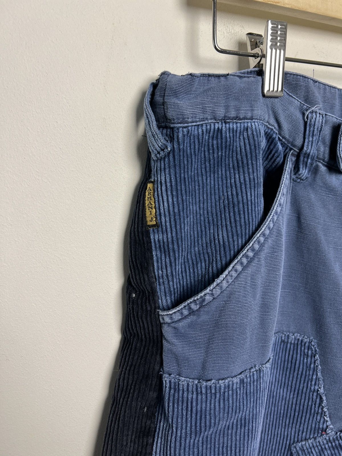 Giorgio Armani armani patchwork jumbo cord double knee pants kapital visvim Size US 32 / EU 48 - 12 Thumbnail