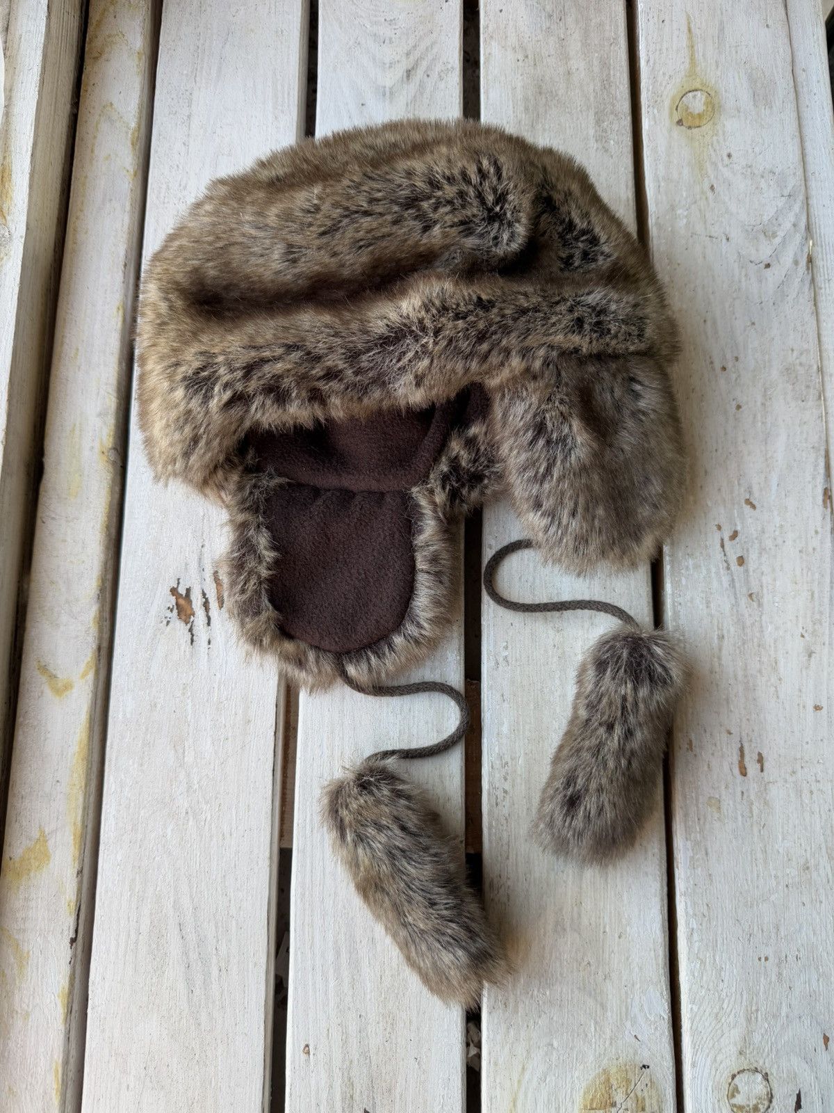 Japanese Brand × Vintage Y2K HYPE FUZZY MOHAIRE AVIATOR USSR USHANKA HAT bubble Size ONE SIZE - 3 Thumbnail