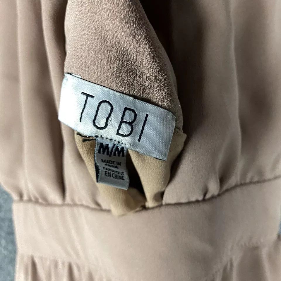 Other Tobi Dress Women's Medium Maxi Tan Sleeveless Adults Long M Size M / US 6-8 / IT 42-44 - 3 Thumbnail
