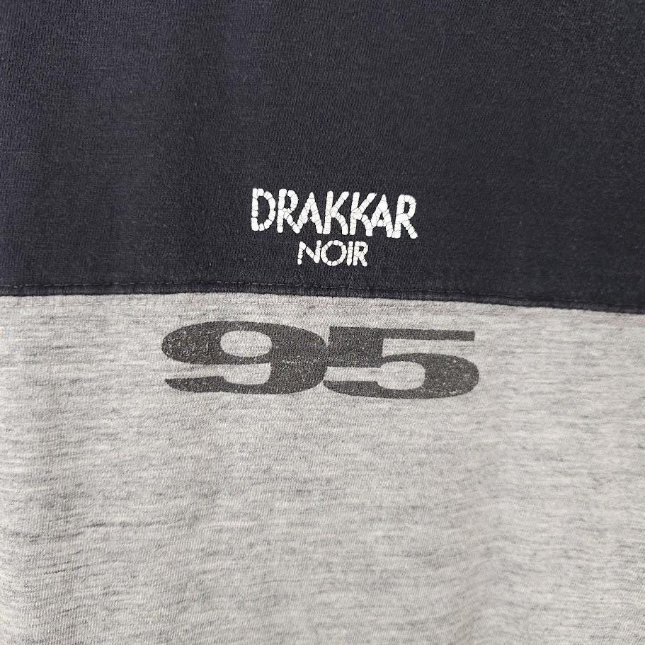 Vintage Vintage Drakkar Noir 95 T Shirt Mens Size XL Gray 90s Size US XL / EU 56 / 4 - 2 Thumbnail