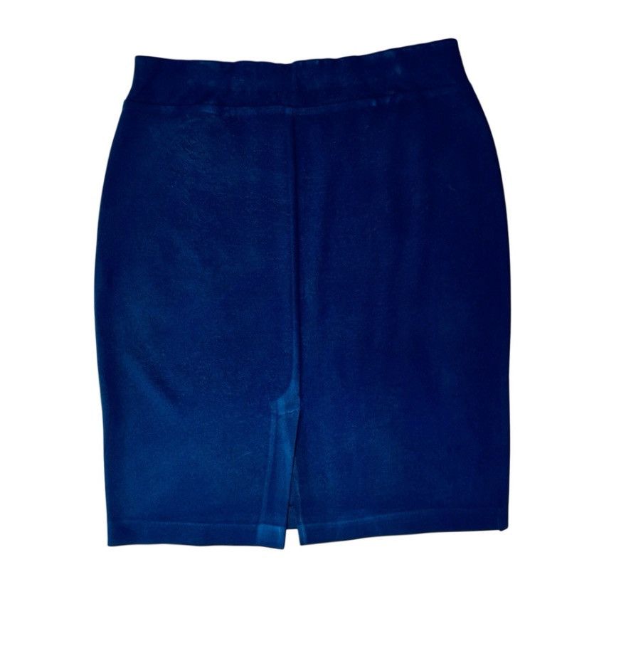 Other NYCC New York Clothing Co Navy Stretch Pencil Skirt – Size L Size 34" / US 12 / IT 48 - 2 Thumbnail