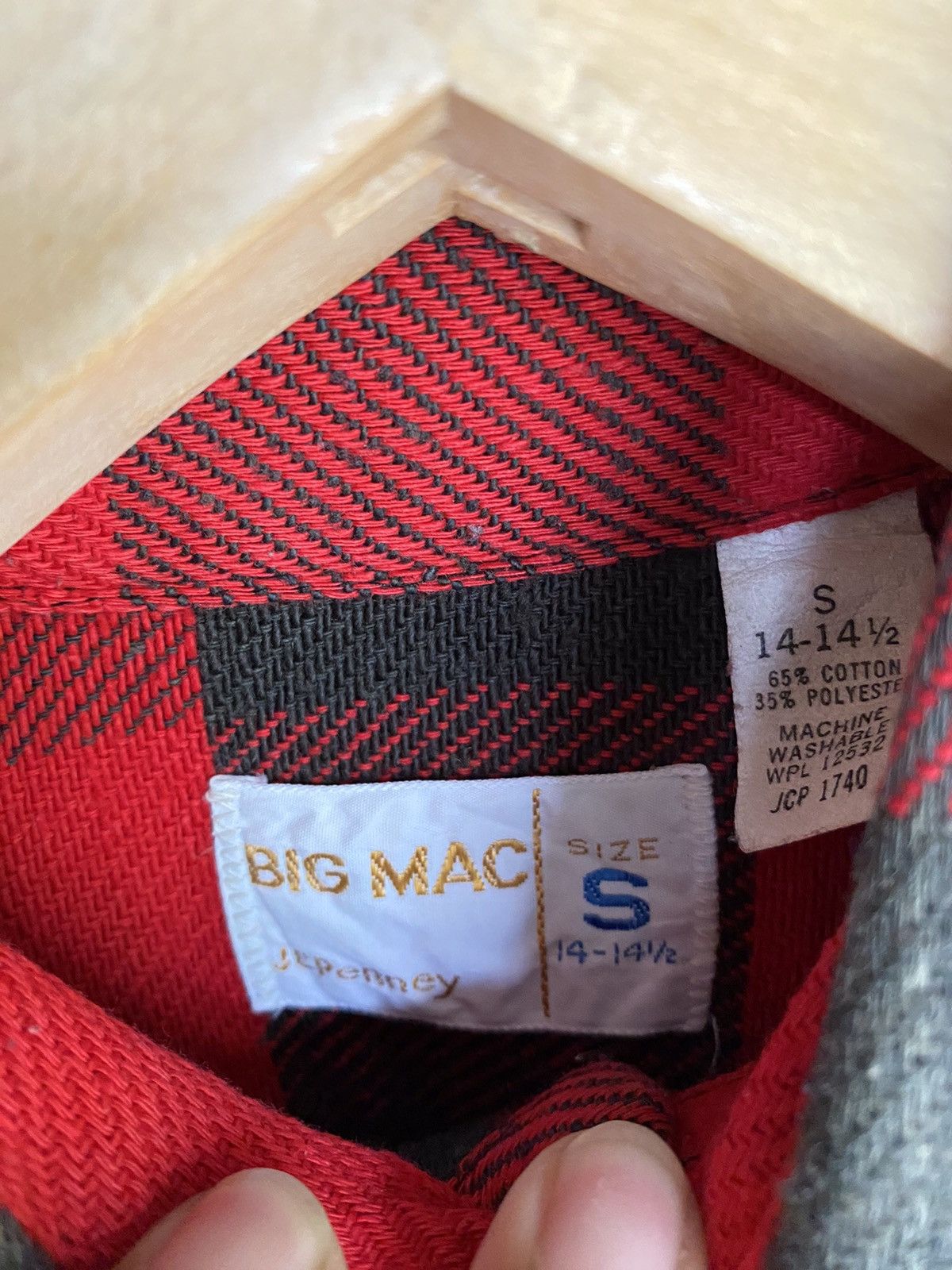 Big Mac Vintage Big Mac J.C Penney Plaid Tartan Flannel Shirt Size US S / EU 44-46 / 1 - 4 Thumbnail