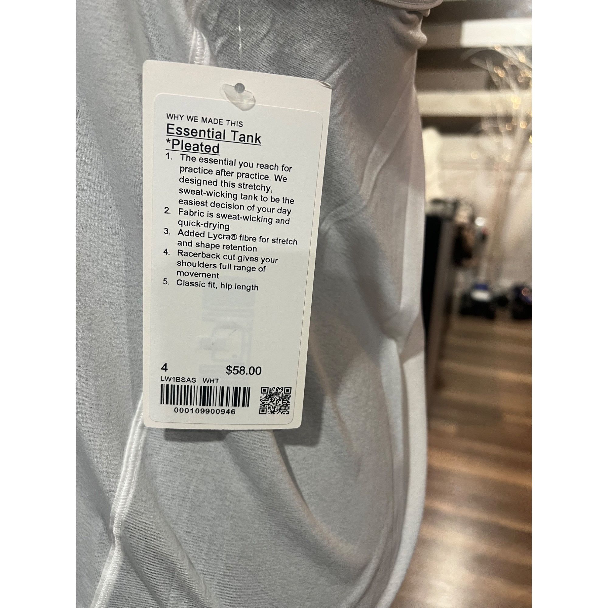 Lululemon 𝓛𝓾𝓵𝓾𝓵𝓮𝓶𝓸𝓷 White Open-Back Racerback Tank Top Womens Size S / US 4 / IT 40 - 7 Thumbnail