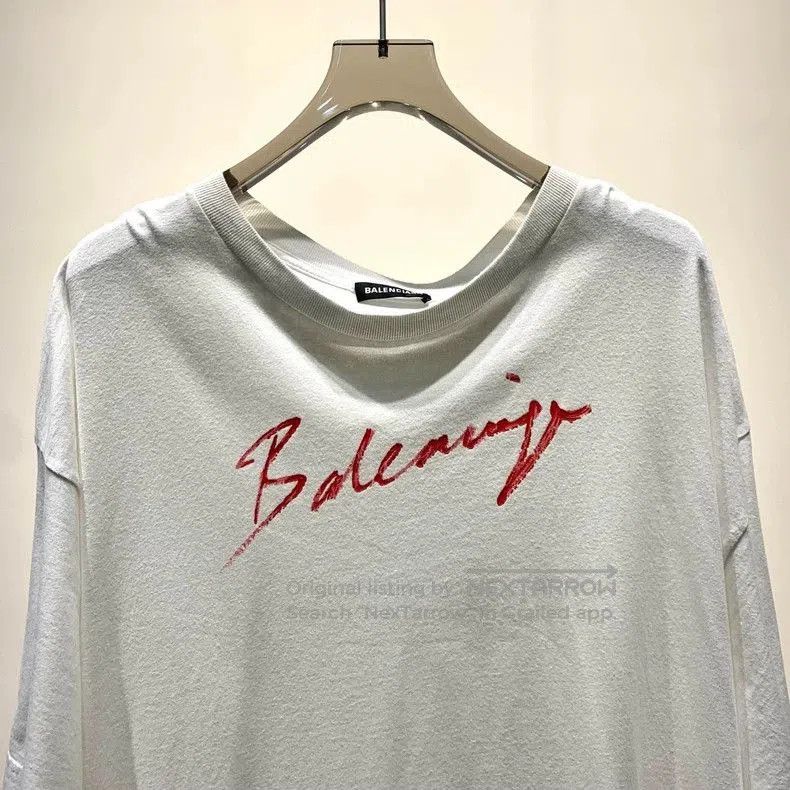 Balenciaga Balenciaga Script Logo Short Sleeve Top. Size US S / EU 44-46 / 1 - 3 Thumbnail