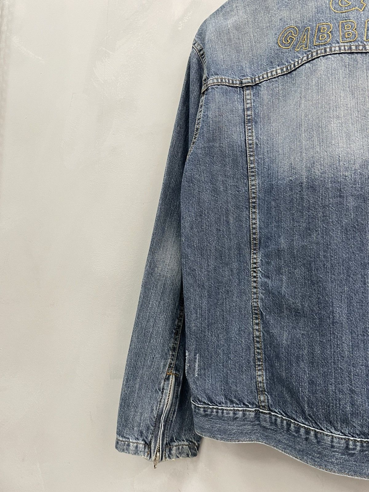 Dolce & Gabbana Rare distressed denim dolce gabbana y2k jacket front logo Size US M / EU 48-50 / 2 - 12 Thumbnail