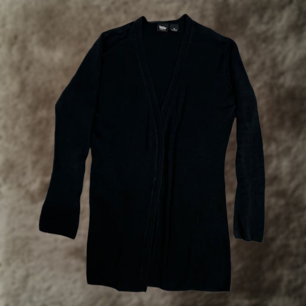 Mossimo VINTAGE Mossimo Cardigan Women's Size Medium Black Y2K Sweater V-Neck Knit Winter Fall Spring Womens Size M / US 6-8 / IT 42-44 - 1 Thumbnail