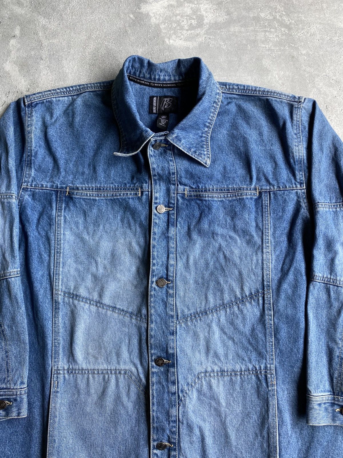 Ruff Ryders Vintage Ruff Ryders Denim Jacket Size US XXL / EU 58 / 5 - 2 Thumbnail