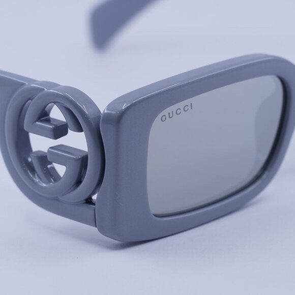 Gucci 🕶️ New Gucci GG1325S 011 Sunglasses - Silver Frame, Silver Size ONE SIZE - 7 Thumbnail