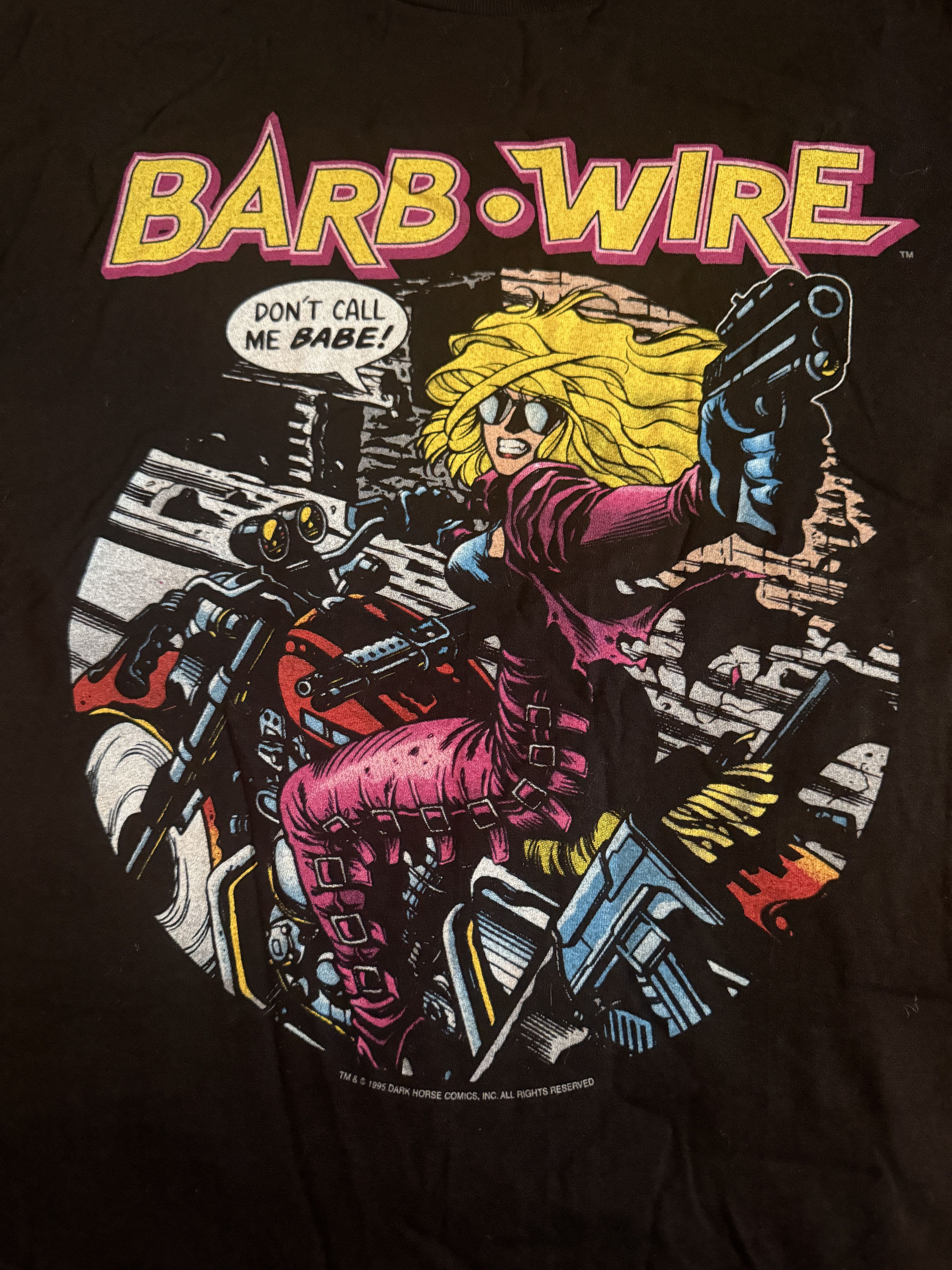 Vintage Barb Wire L 1995 Shirt Barbwire Dark Horse Pamela Anderson Size US L / EU 52-54 / 3 - 1 Thumbnail