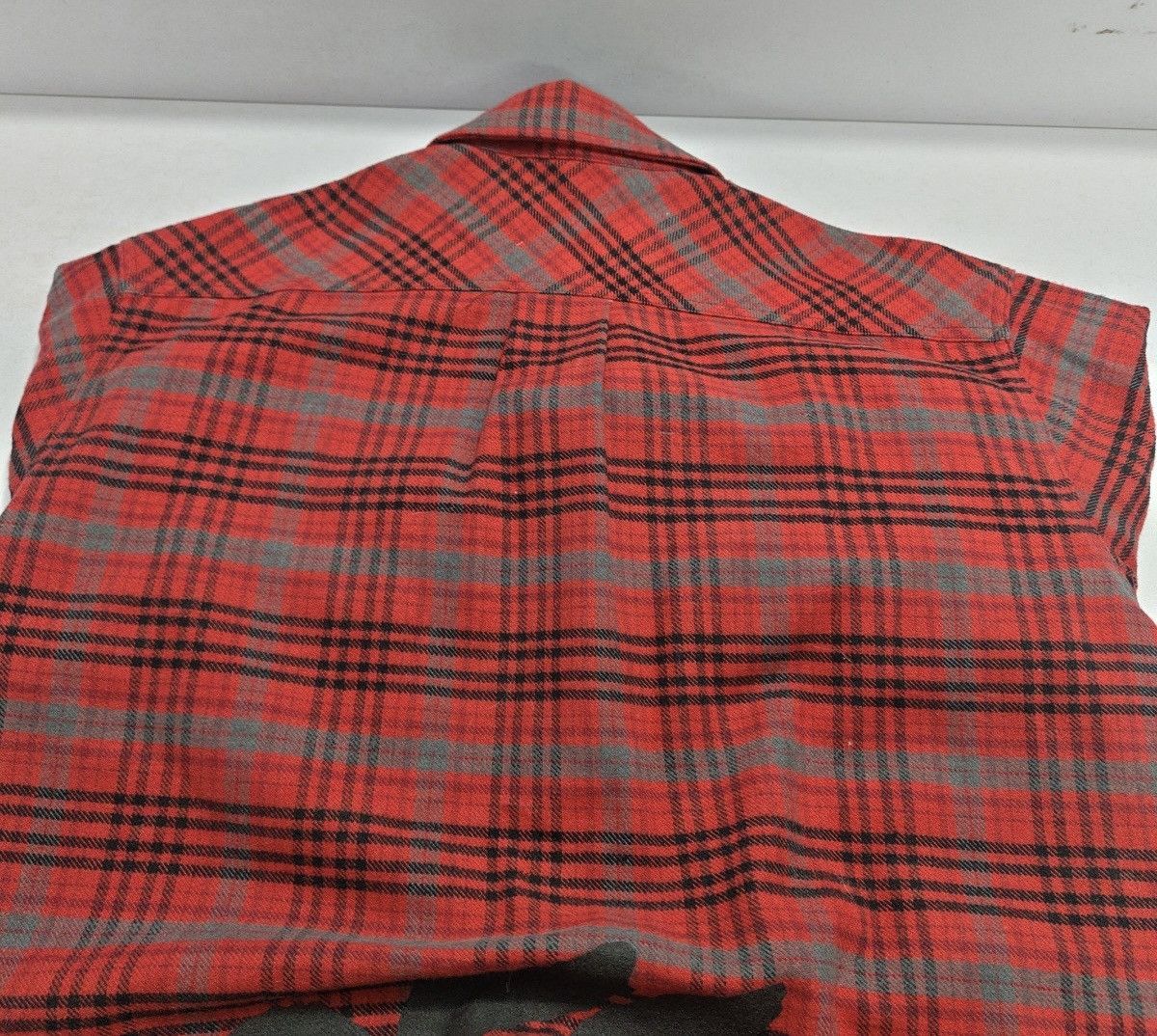 Off-White Off-White red and black plaid cotton flannel shirt Size US M / EU 48-50 / 2 - 5 Thumbnail