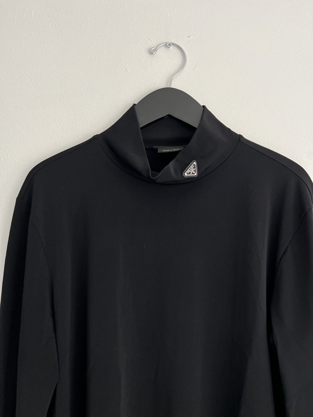 Prada Prada Technical Knit Black Mockneck - XXL Size US XXL / EU 58 / 5 - 2 Thumbnail
