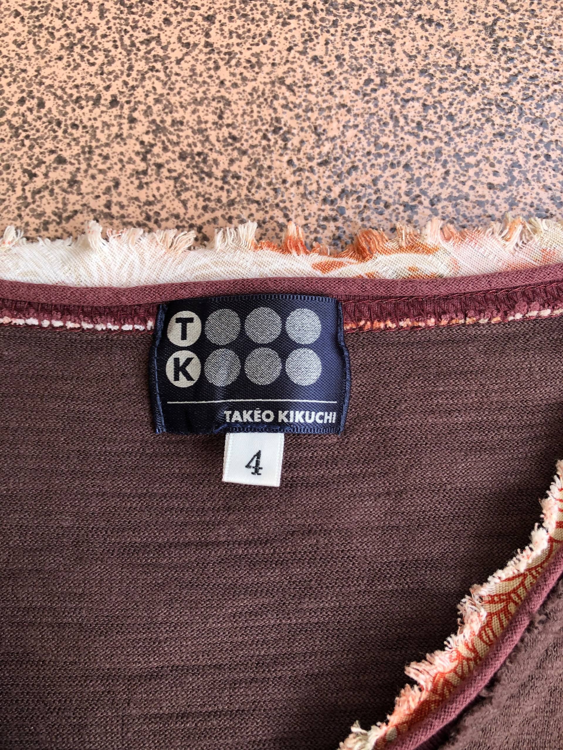 If Six Was Nine 2000s Double Layer Takeo Kikuchi Floral embroidery Size US L / EU 52-54 / 3 - 8 Thumbnail