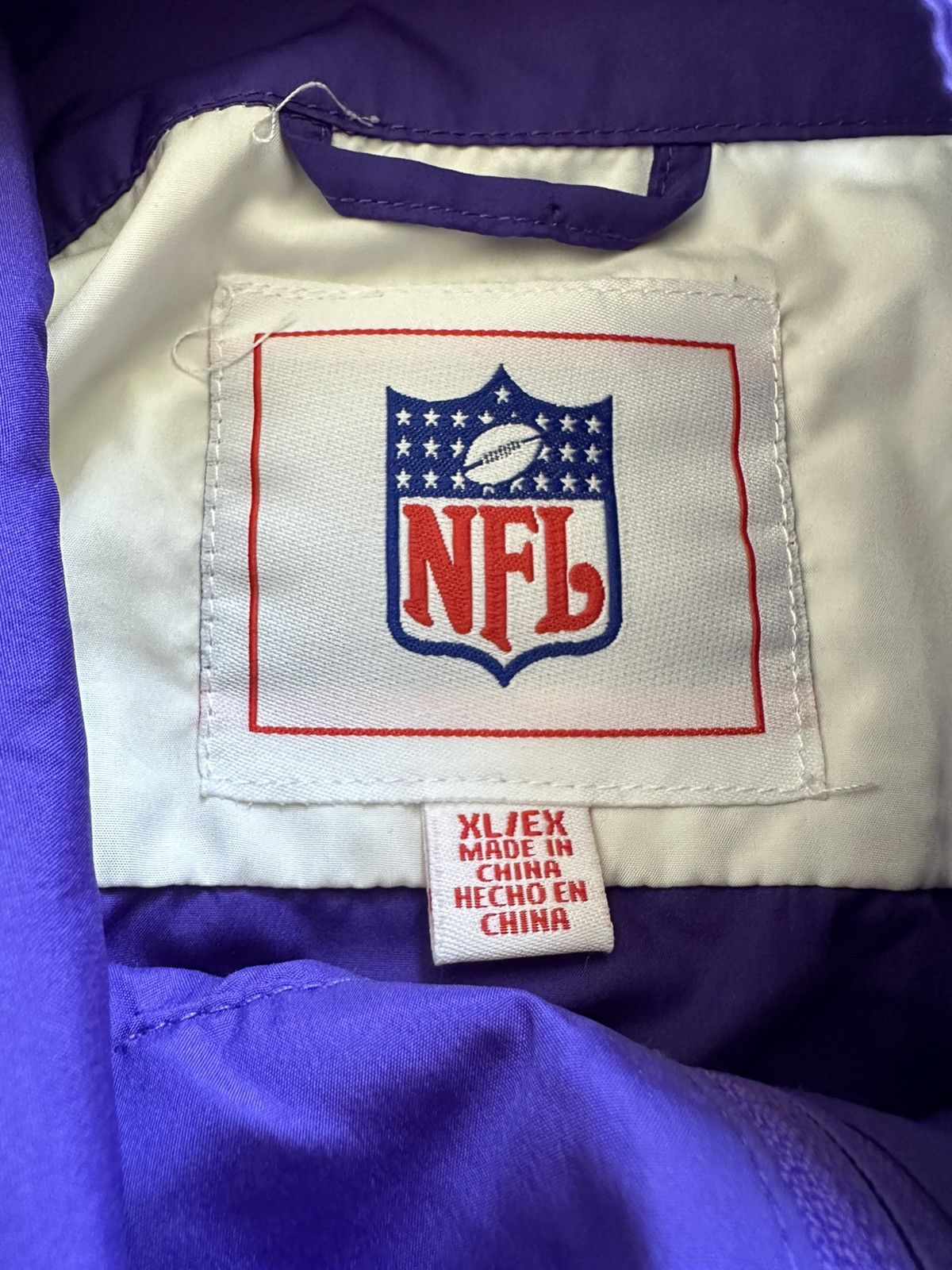 NFL Vikings NFL Vintage Jacket Purple Size US L / EU 52-54 / 3 - 3 Thumbnail