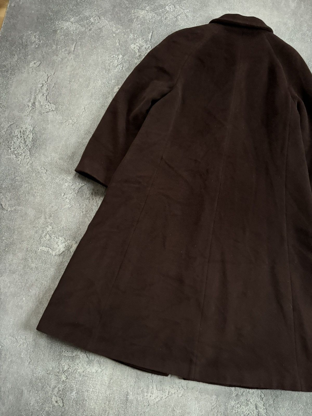 Escada Escada 42size Retro vintage brown wool coat long jacket 00s Size M / US 6-8 / IT 42-44 - 18 Thumbnail