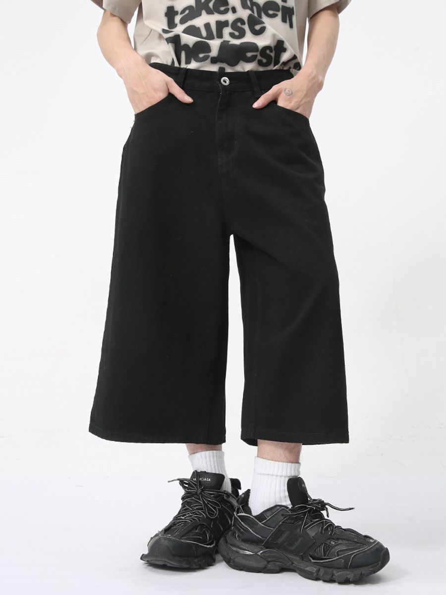Japanese Brand Men's American Retro Loose-Fit Denim Shorts Size US 32 / EU 48 - 1 Thumbnail