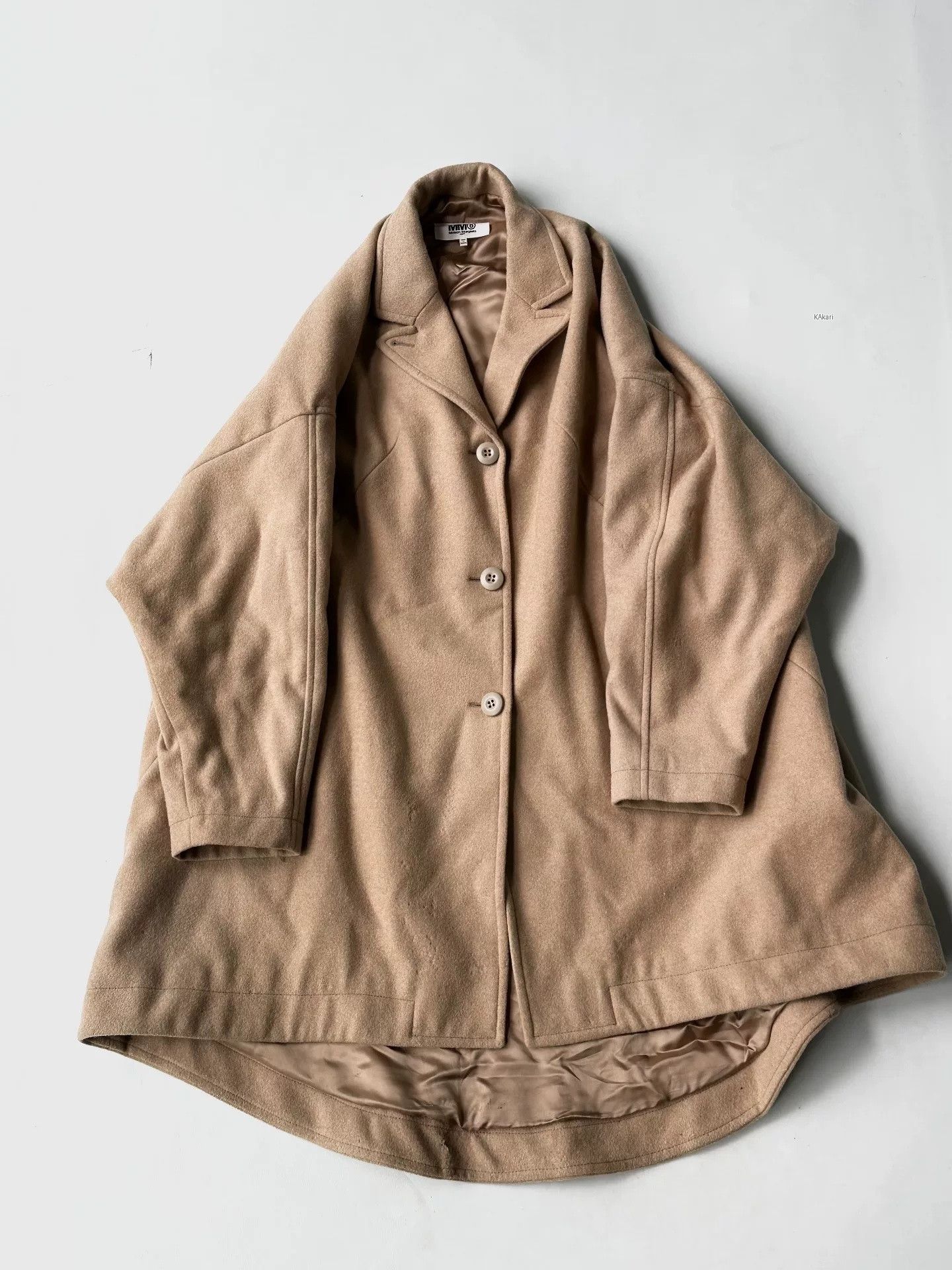 Maison Margiela Maison Margiela Faded Wool Coat Size US XXS / EU 40 - 1 Thumbnail